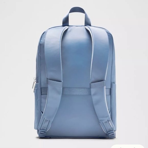 NWT Everywhere Backpack 22LMetal Hardware. Washed Denim/Sheer Oak/Silver - Picture 3 of 9